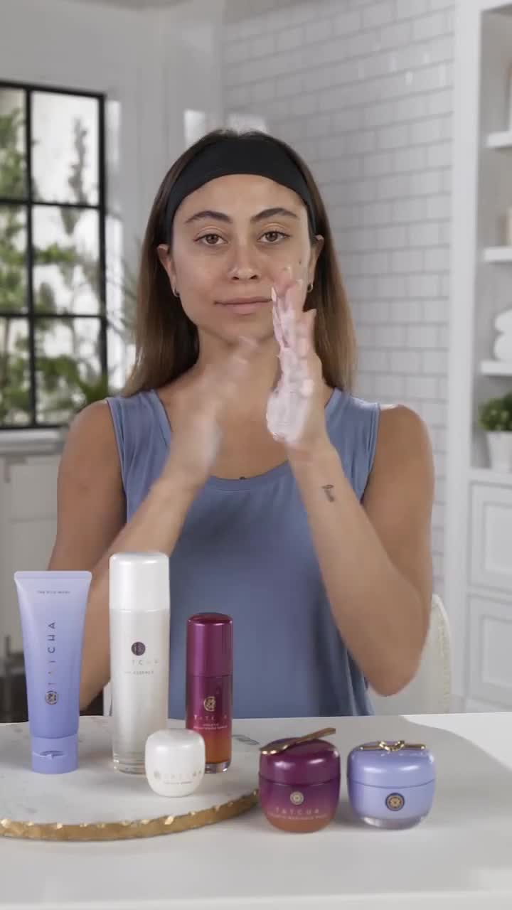 A skincare demonstration from The Skincare Ritual